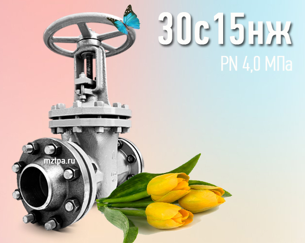 30с15нж - Задвижки стальные клиновые литые